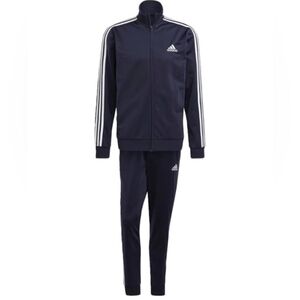 Adidas Tracksuit Mens 3 Stripes Blue & White Jacket & Joggers Size Small (NWT)